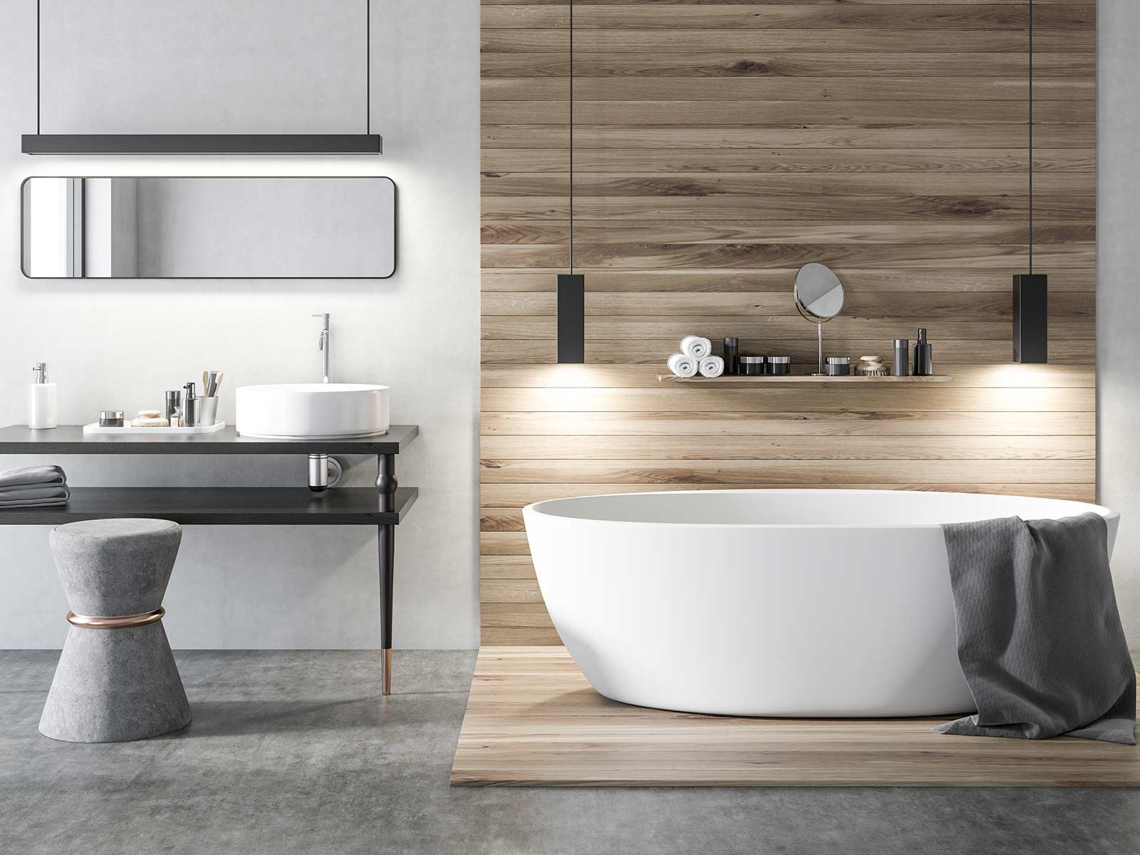 beautiful contemporary bathrooms installed by SHB